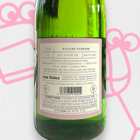 Brand Riesling Feinherb 1L 2022 Pfalz, Germany