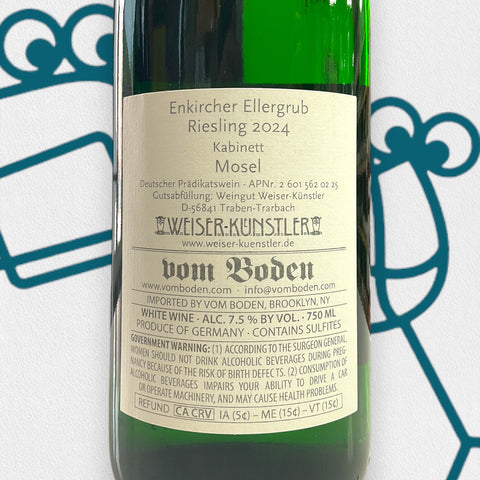 Weiser-Kuenstler Ellergrub Kabinett 2024 Mosel, Germany