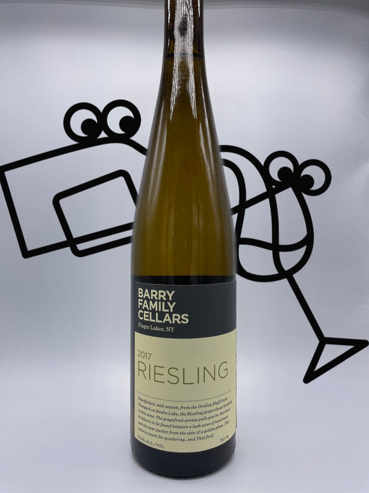 Barry Family Cellars Riesling Finger Lakes New York Williston Park Wines