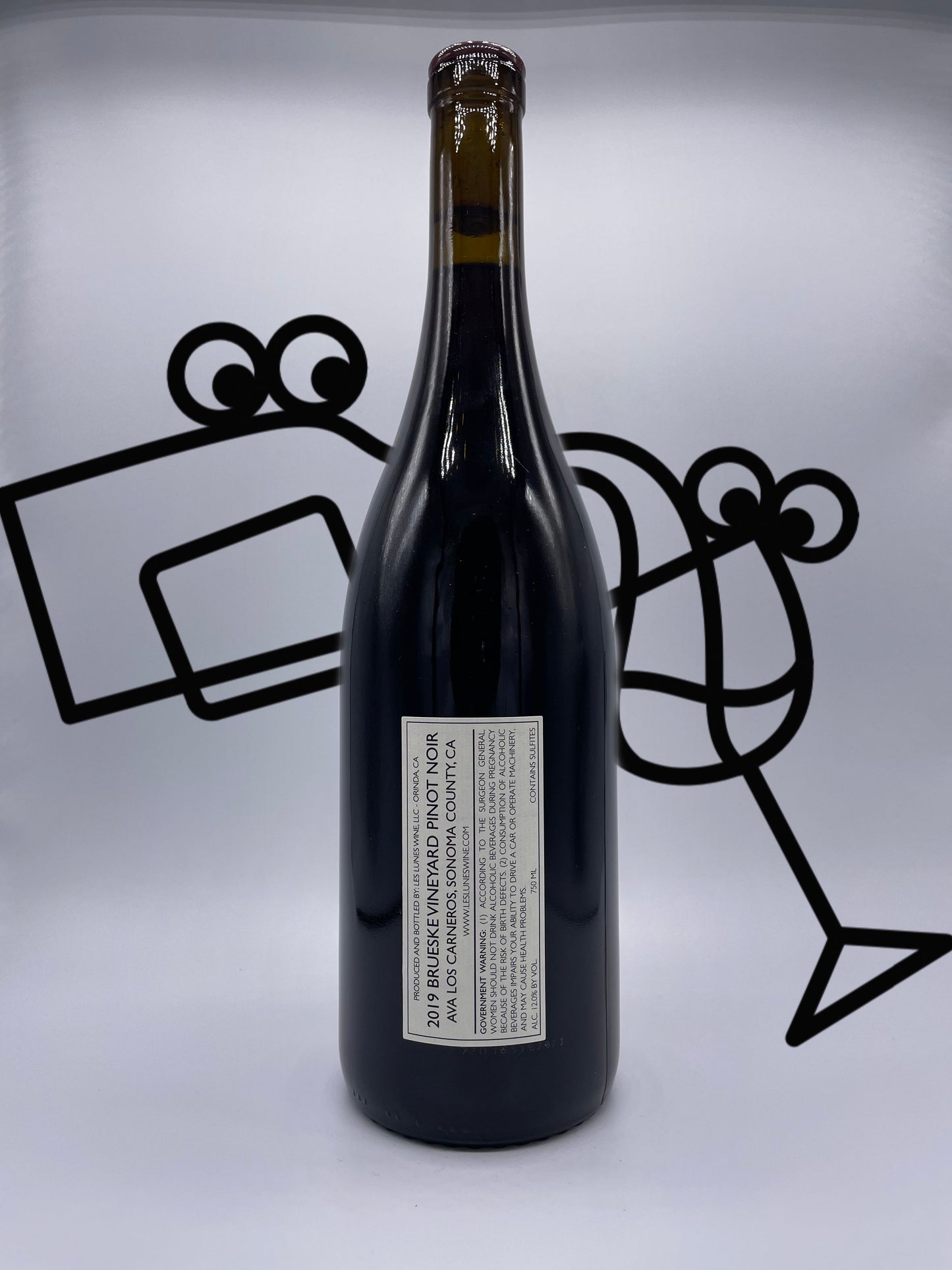 Les Lunes Brueske Vineyard Pinot Noir Carneros, California - Williston Park Wines & Spirits