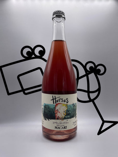 Macari VIneyards 'Horses' Sparkling Cabernet Franc Long Island New York Williston Park Wines