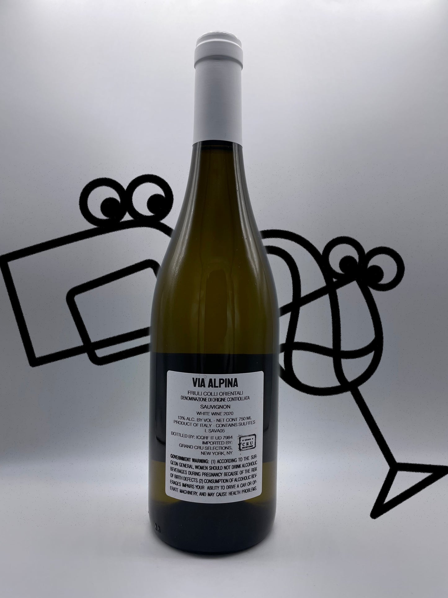 Via Alpina Sauvignon Blanc 2020 Friuli, Italy - Williston Park Wines & Spirits