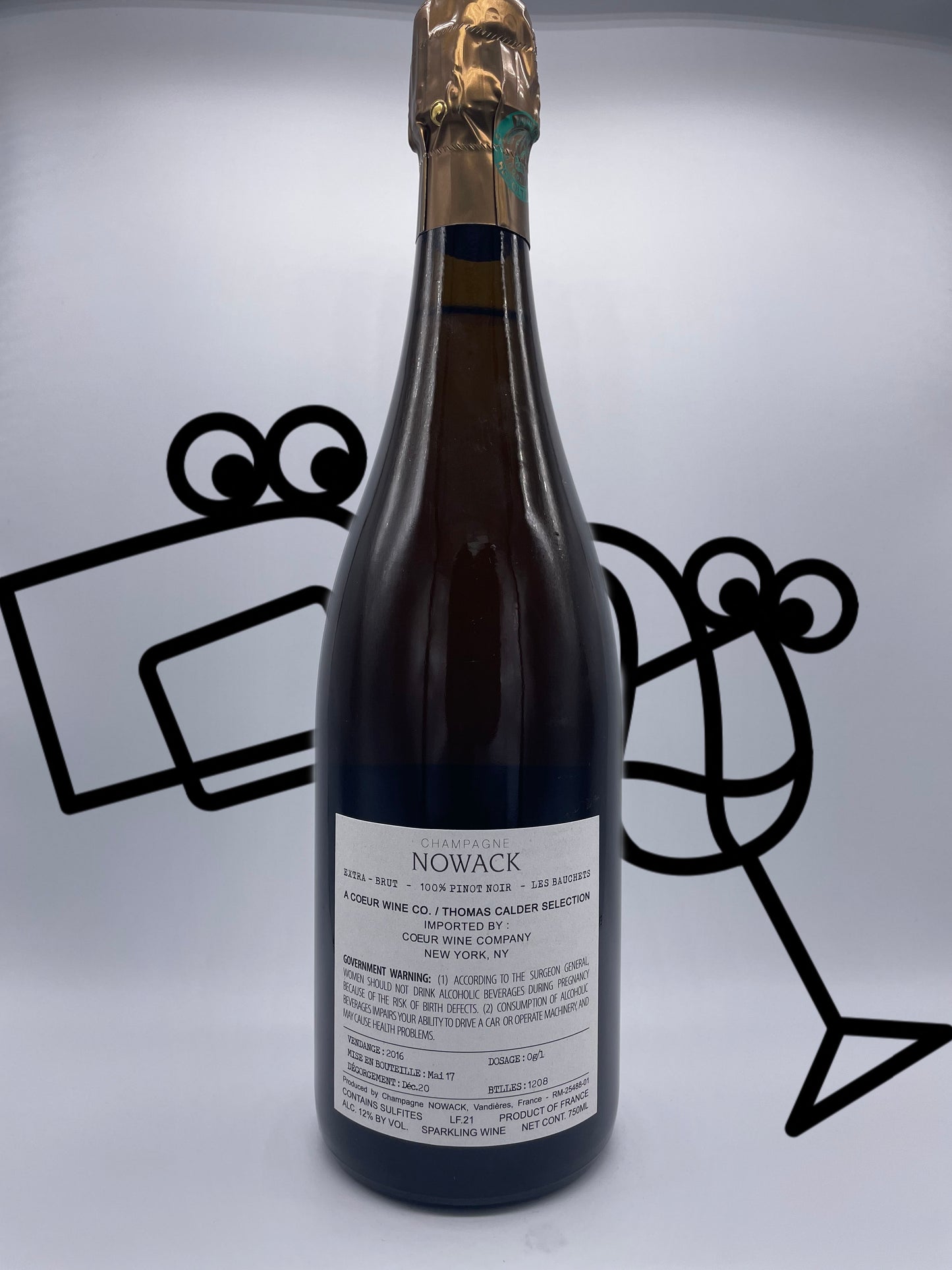 Domaine Nowack 'Les Bauchets' Pinot Noir Extra Brut - Williston Park Wines & Spirits