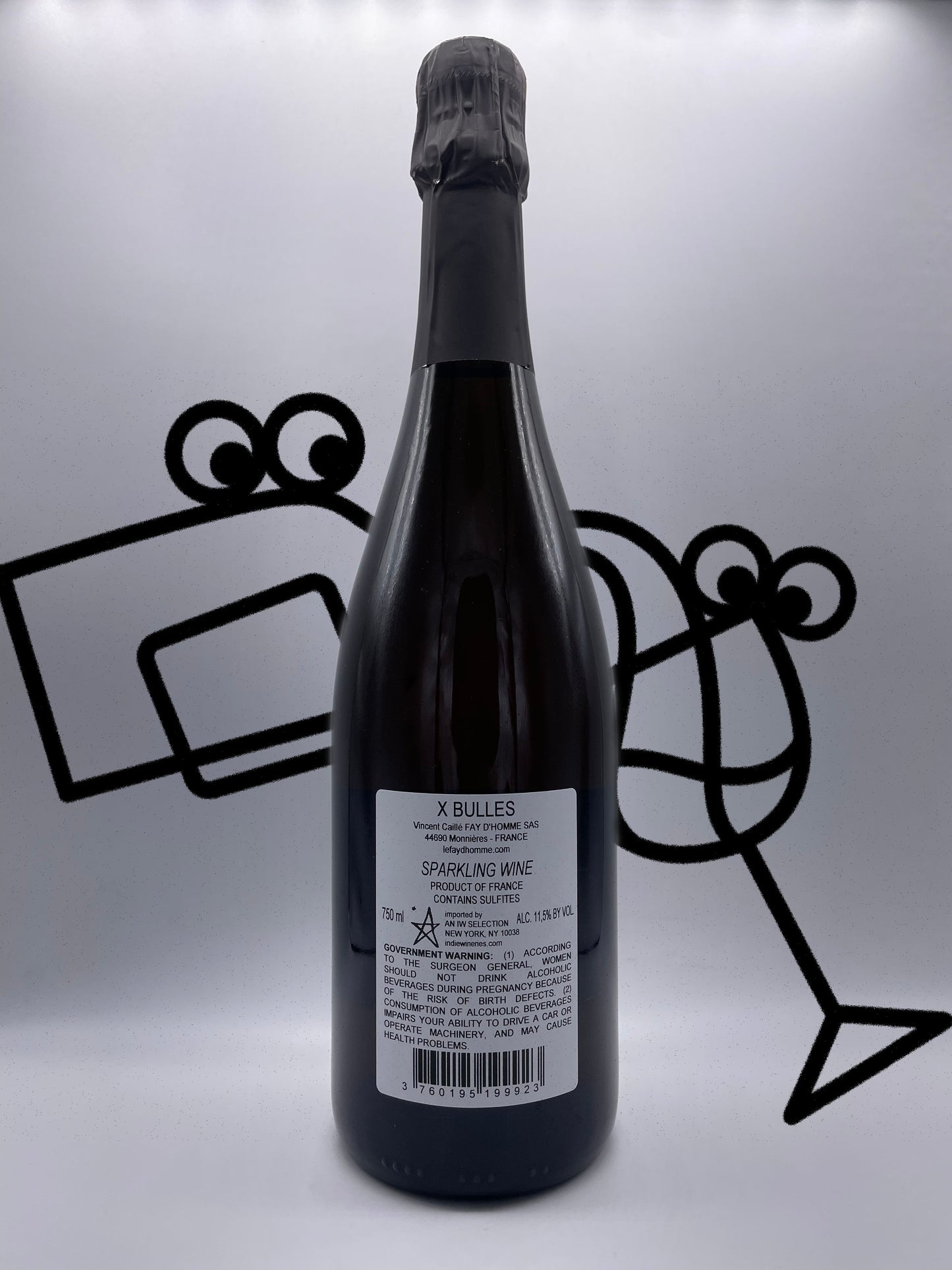 Le Fay d'Homme 'X Bulles' NV Loire Valley, France - Williston Park Wines & Spirits