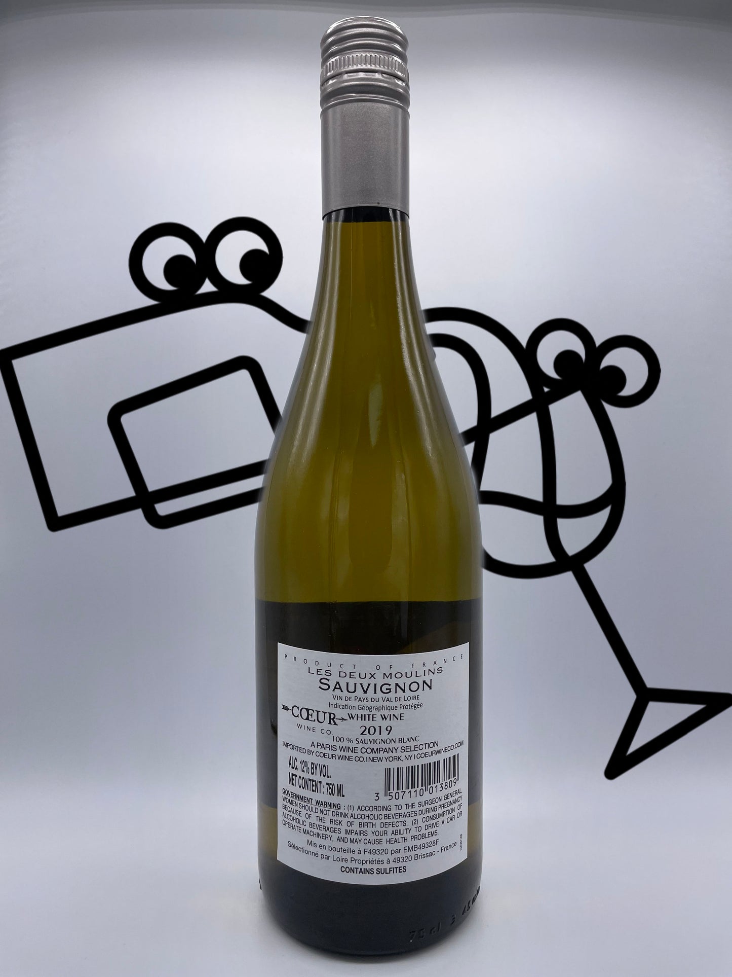 Les Deux Moulins Sauvignon Blanc 2021 Loire Valley, France - Williston Park Wines & Spirits