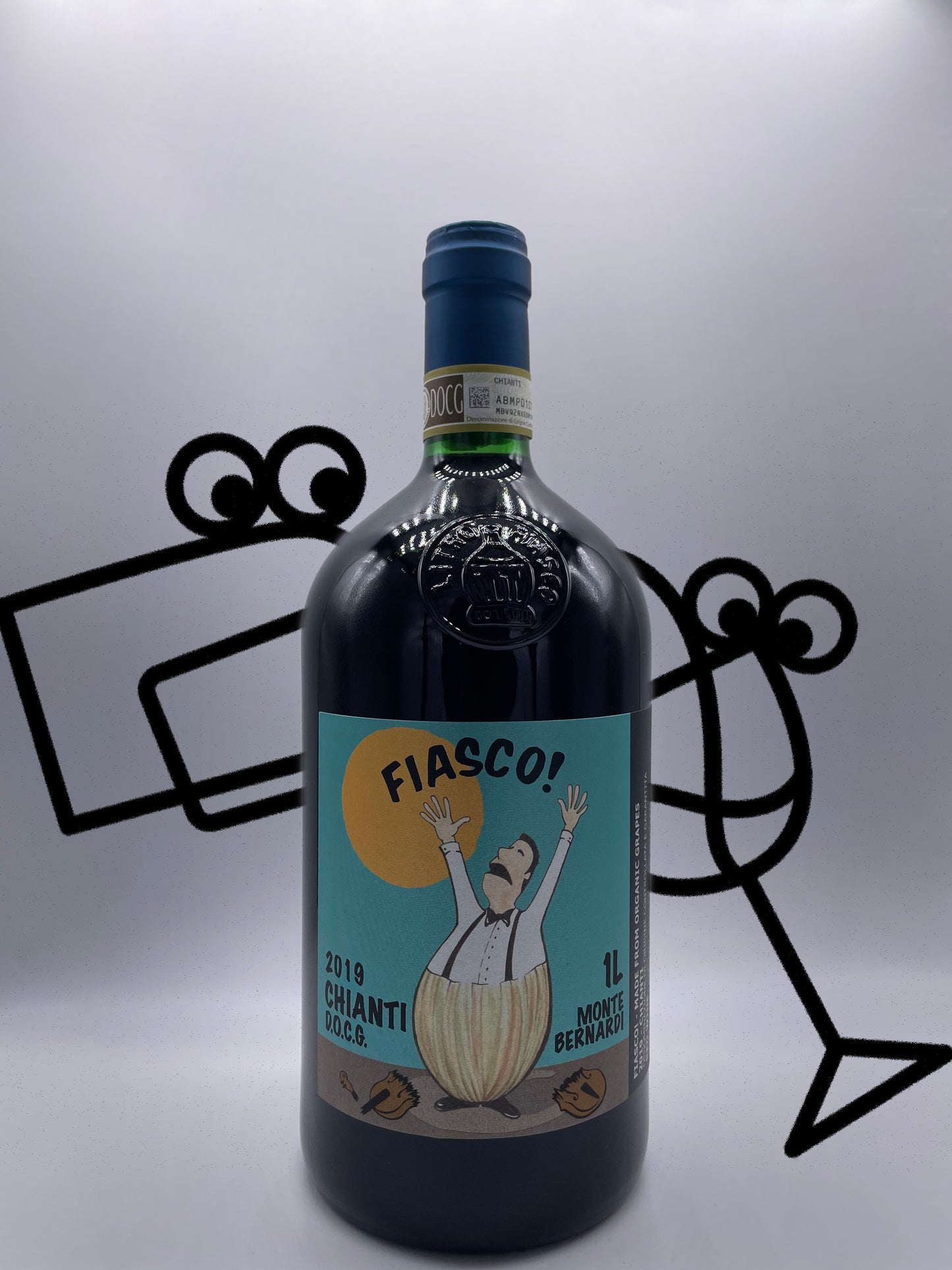 Monte Bernardi 'Fiasco' Chianti 2019 Tuscany, Italy Williston Park Wines