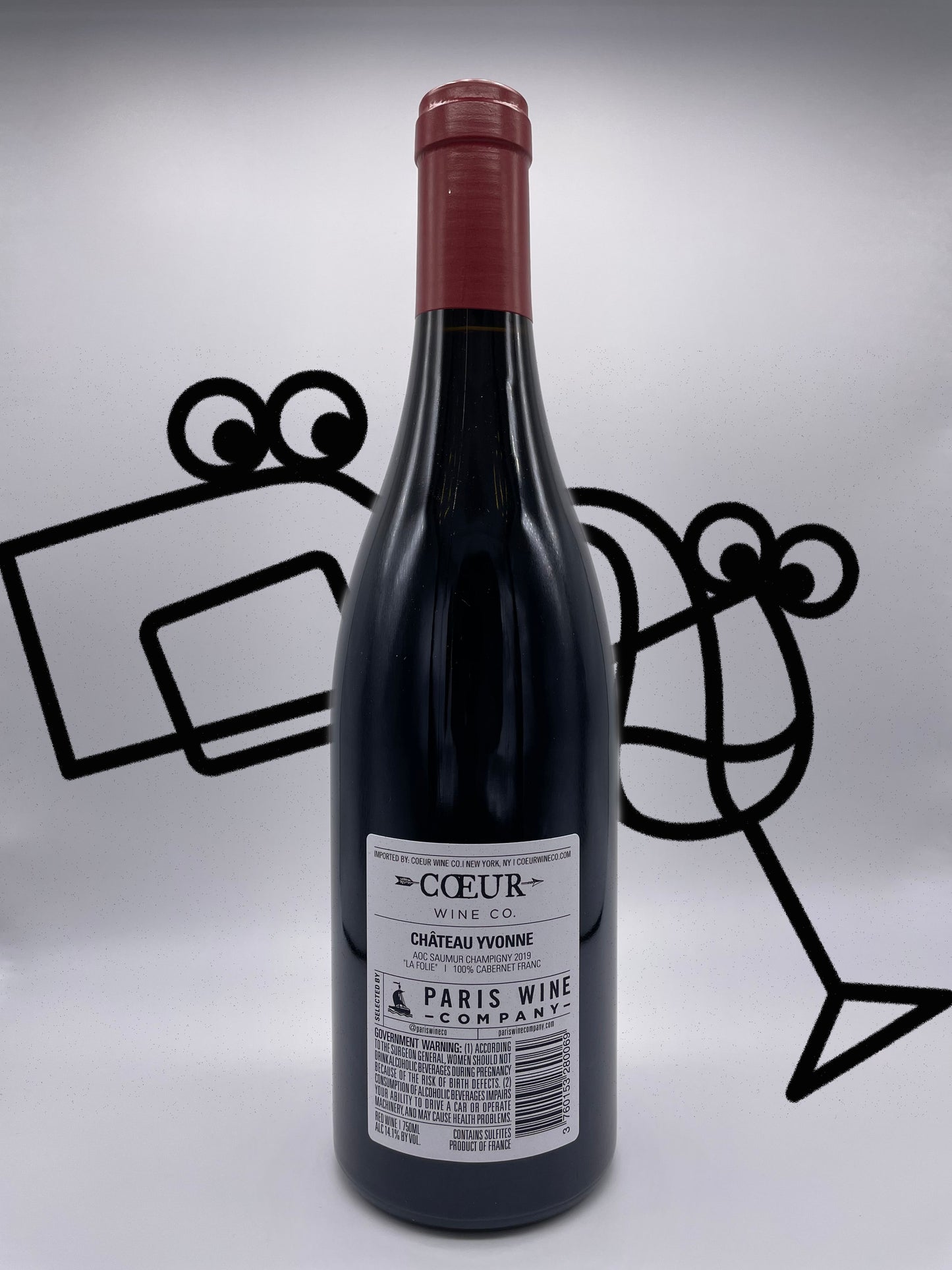 Chateau Yvonne Samur Champigny 'La Folie' Loire Valley, France - Williston Park Wines & Spirits