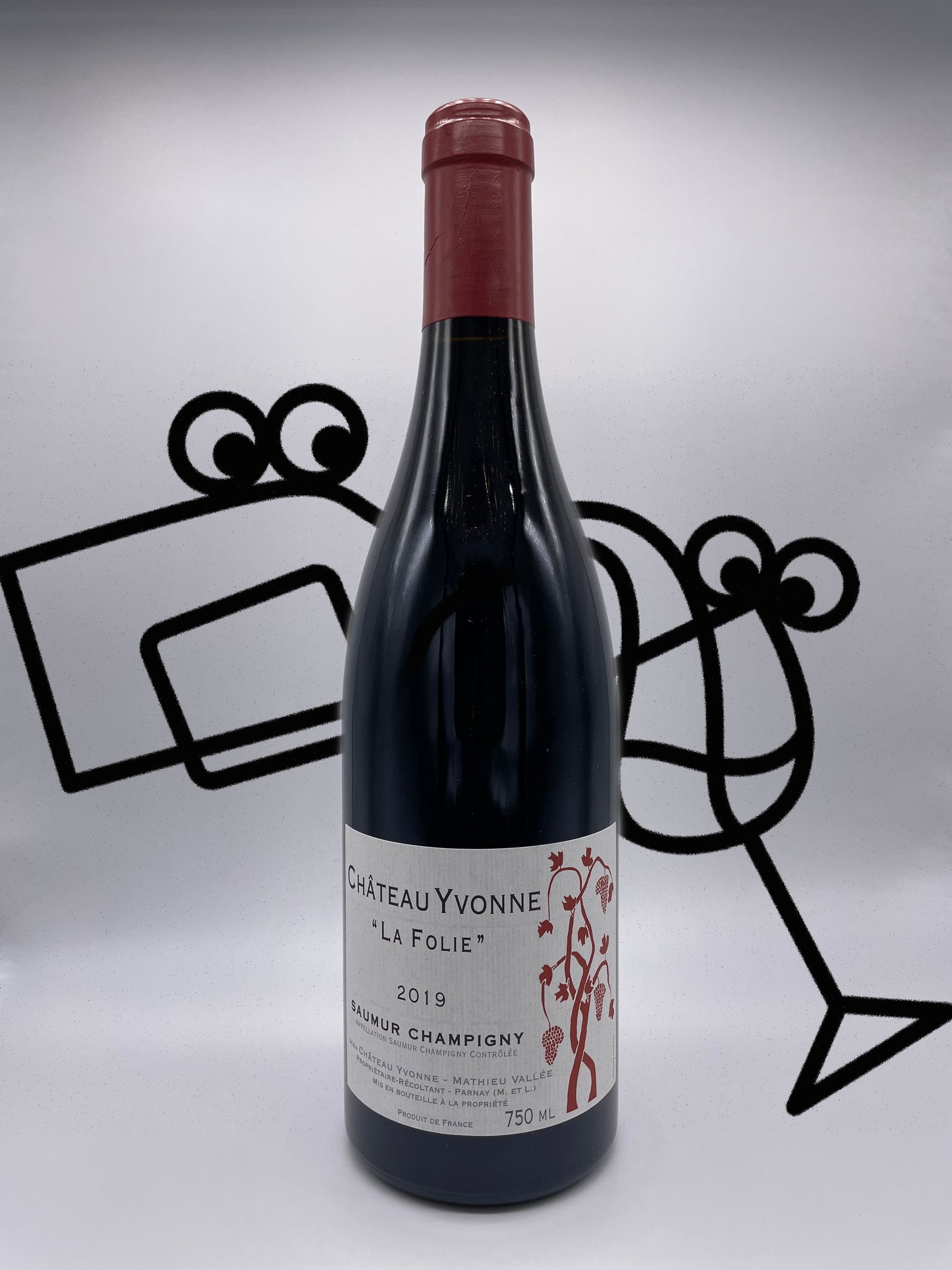 Chateau Yvonne Samur Champigny 'La Folie' Loire Valley, France Williston Park Wines