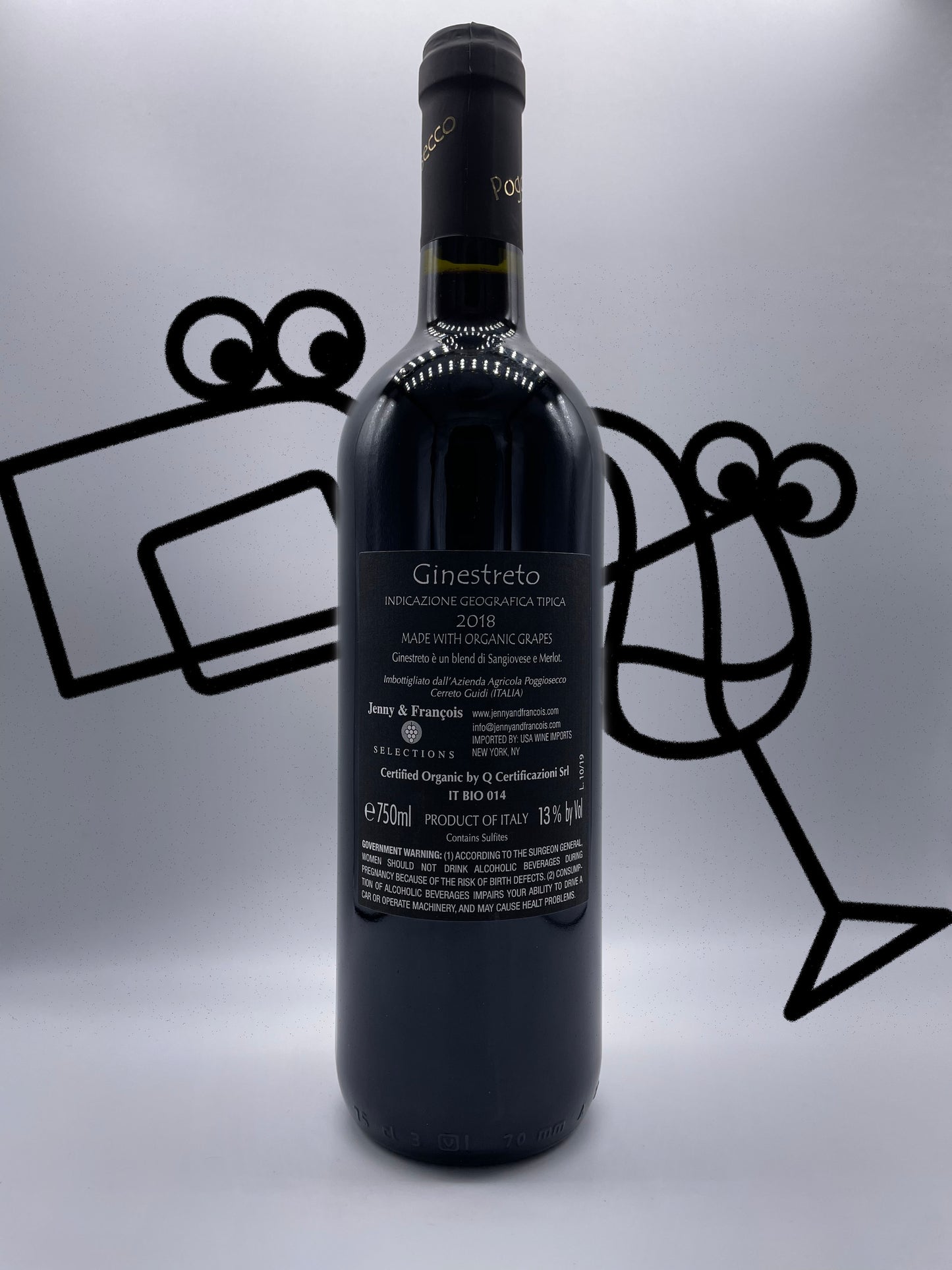 Poggiosecco 'Ginestreto Rosso' Tuscany, Italy 2018 - Williston Park Wines & Spirits