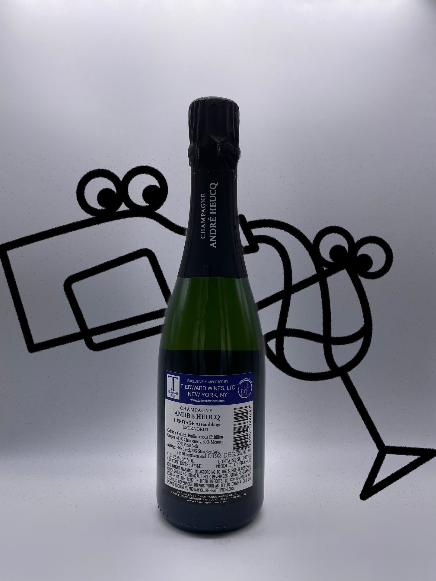 André Heucq 'Assemblage' Extra Brut NV Champagne, France 375ml - Williston Park Wines & Spirits