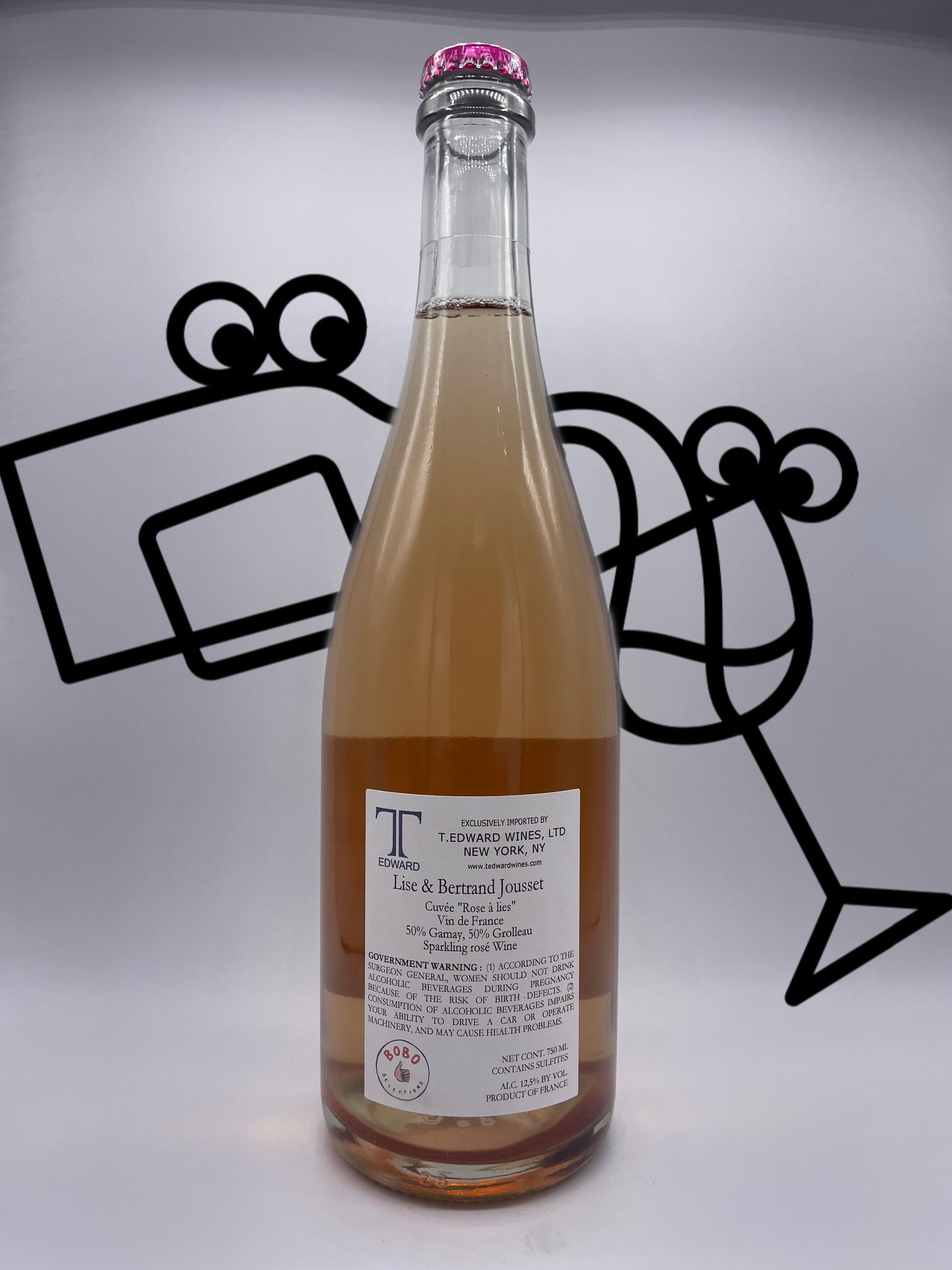 Lise et Bertrand Jousset 'Rose à Lies' - Williston Park Wines & Spirits