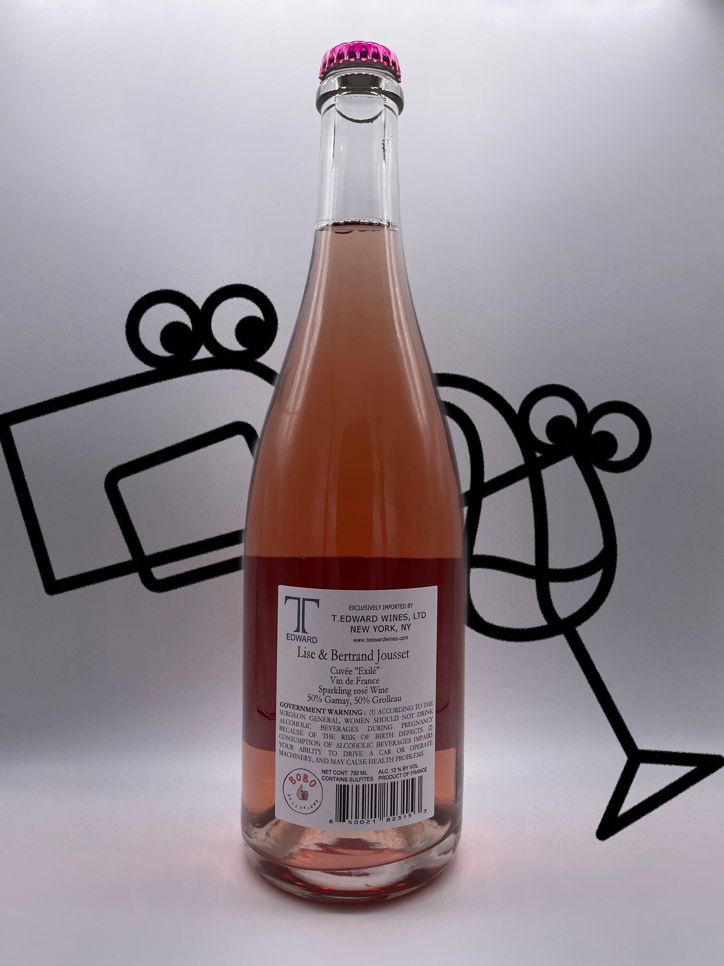 Lise et Bertrand Jousset 'Exile' 2021 Rosé Pet Nat - Williston Park Wines & Spirits