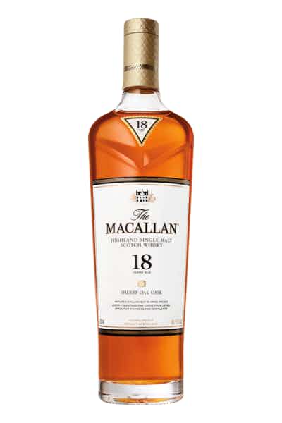 The Macallan 18 Year Old Sherry Oak Single Malt Scotch Whisky 750ml - Williston Park Wines & Spirits