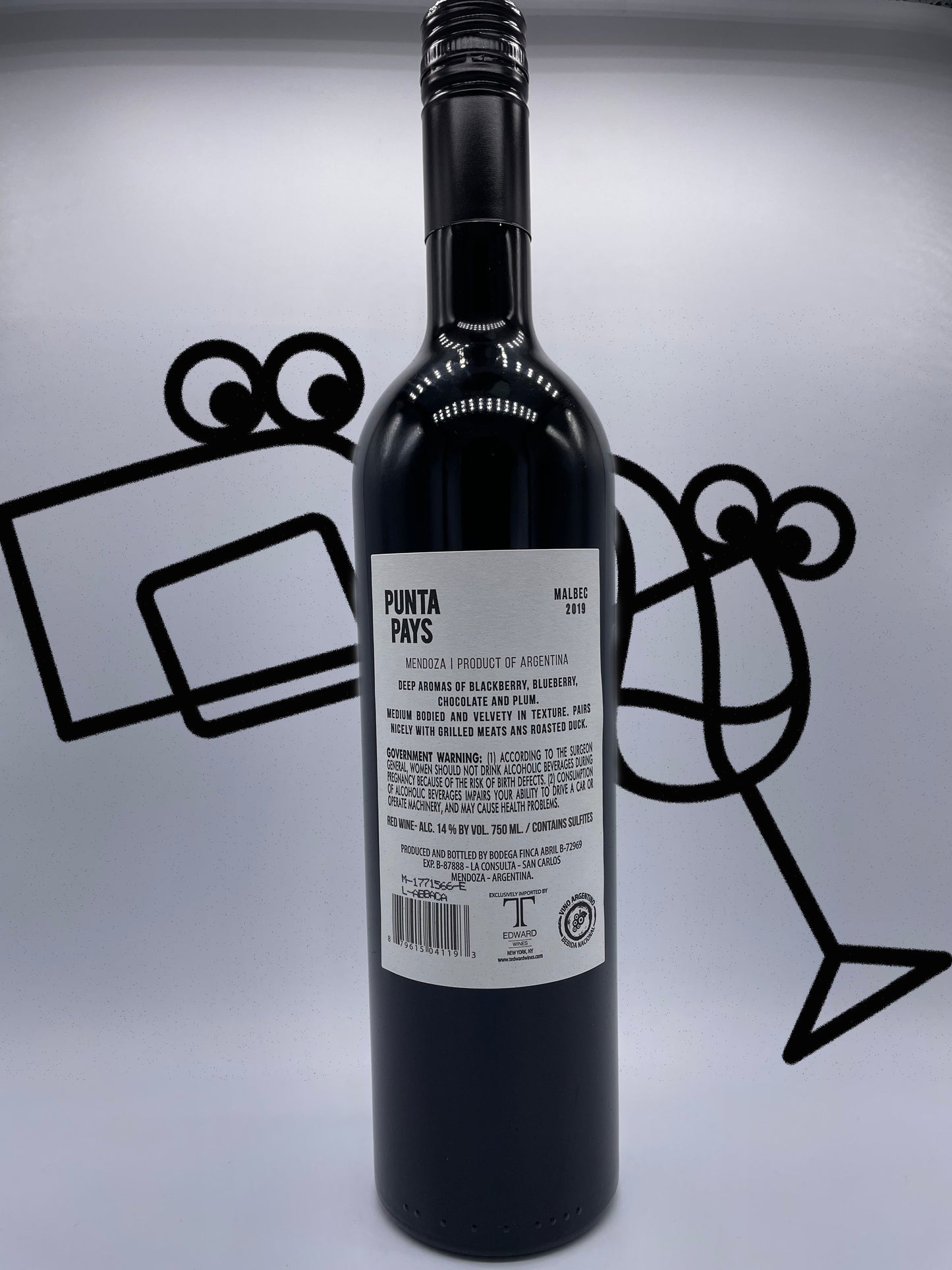 Punta Pays Malbec 2019 Mendoza, Argentina - Williston Park Wines & Spirits