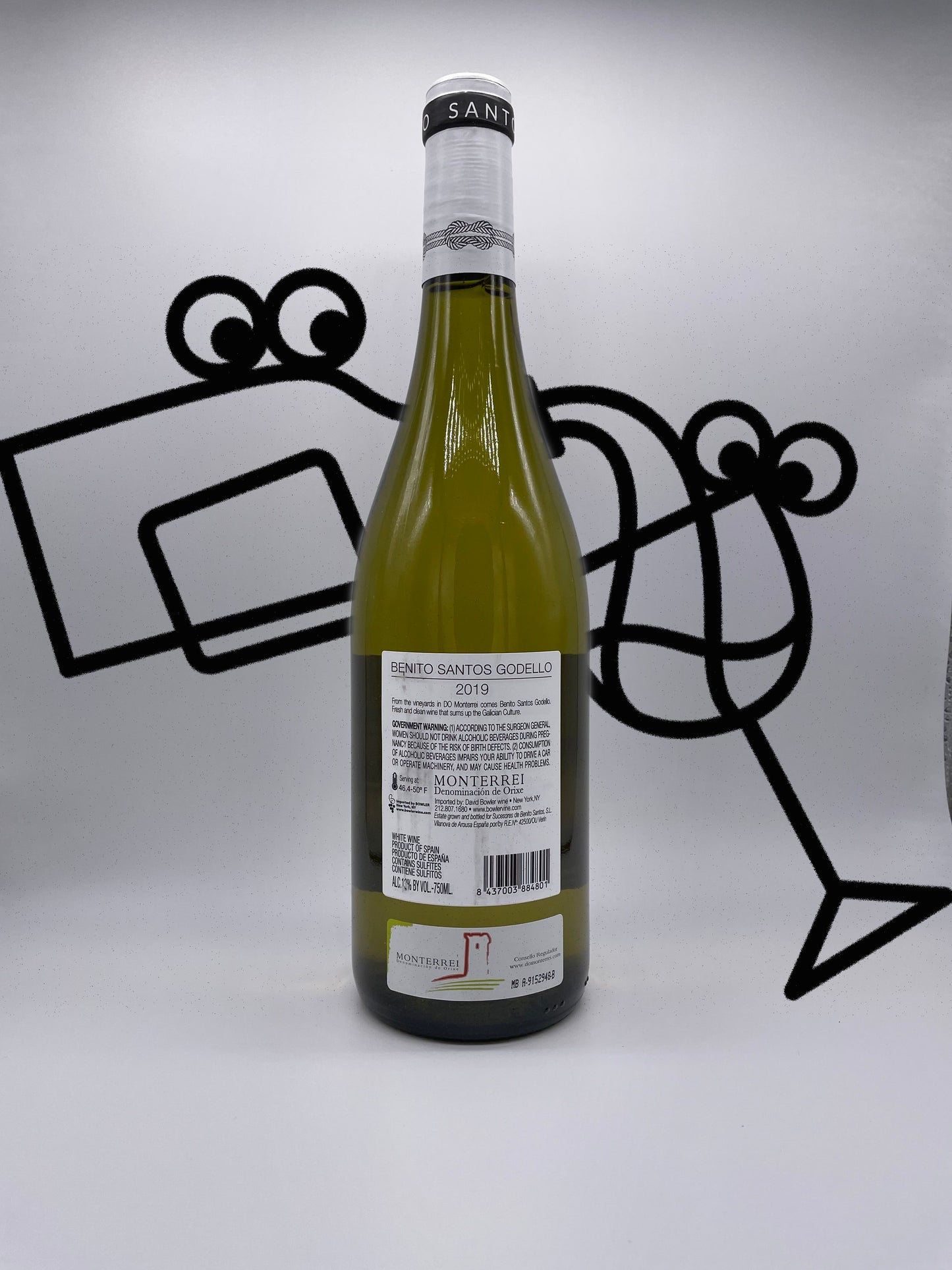 Benitos Santos 2019 Godello, Monterrei, Galicia - Williston Park Wines & Spirits