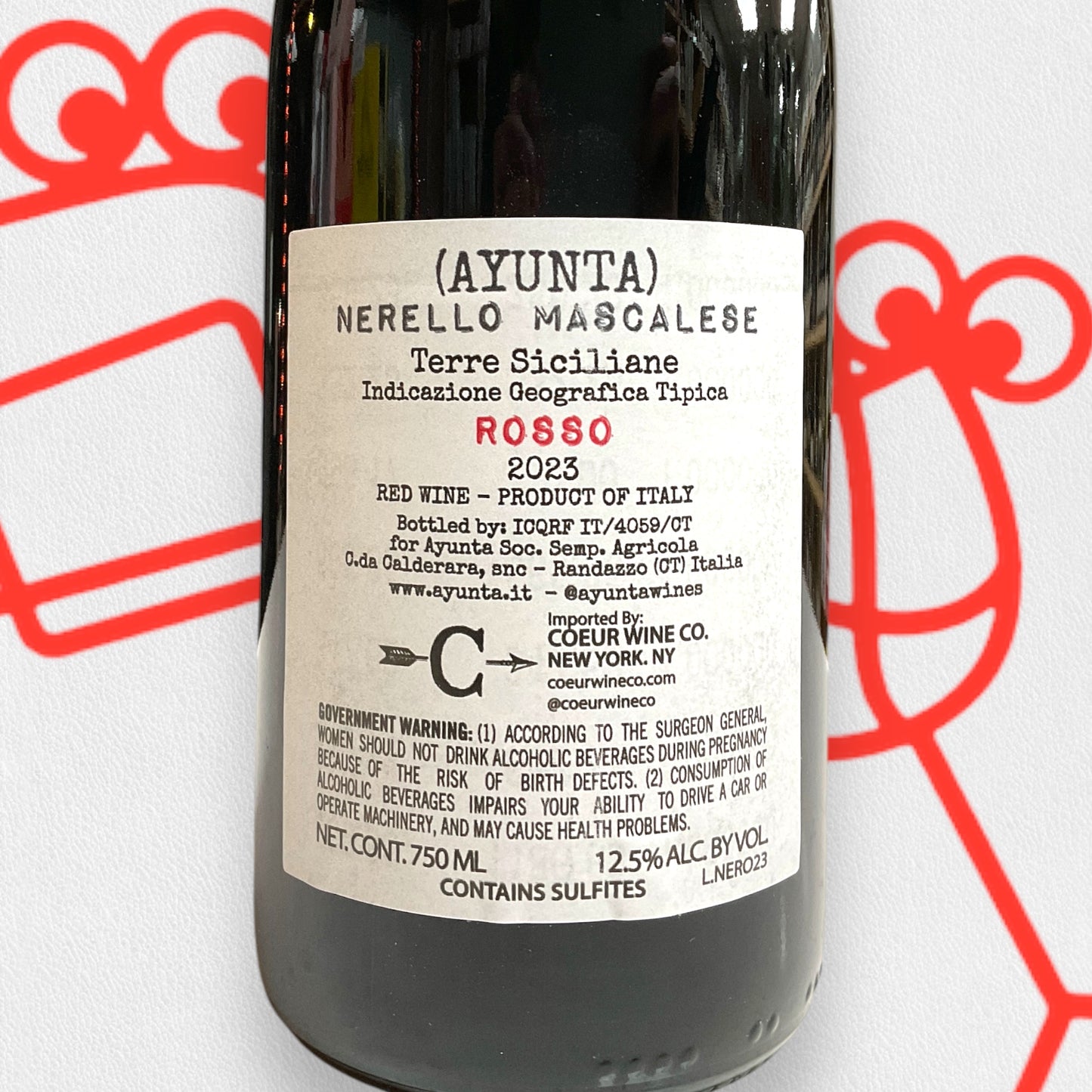 Ayunta 'Nerello Mascalese Rosso' 2023 Sicily, Italy