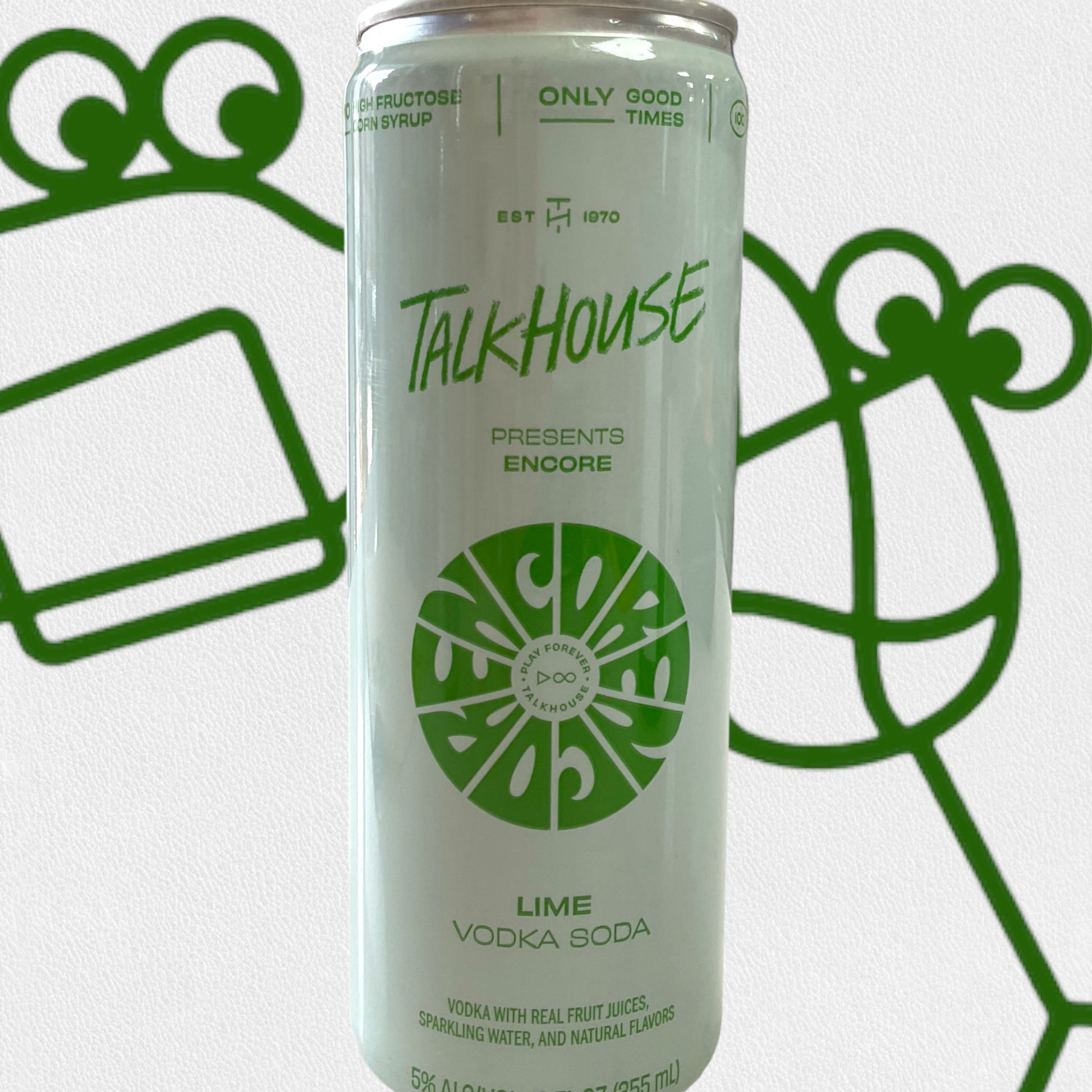 Talkhouse Lime Vodka Soda 4-Pack - Williston Park Wines & Spirits
