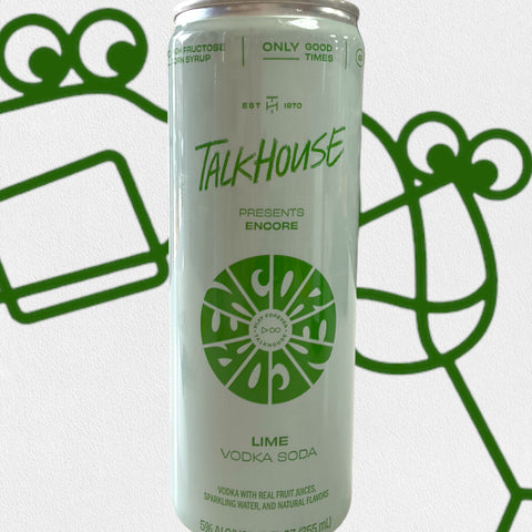 Talkhouse Lime Vodka Soda 4-Pack - Williston Park Wines & Spirits