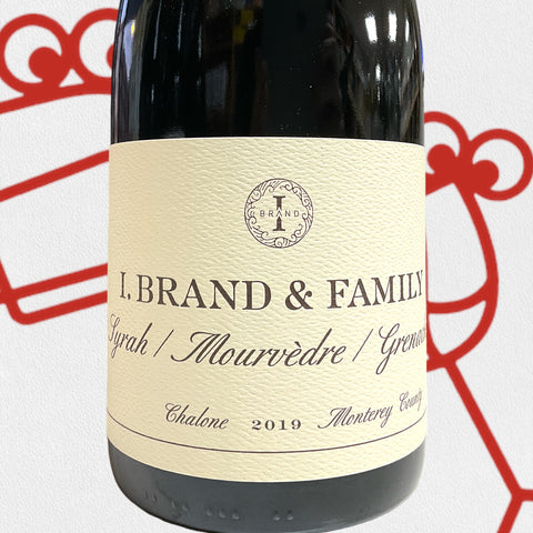 I. Brand & Family 'Syrah, Mouvedre, Grenache' 2019 Monterey, California - Williston Park Wines & Spirits