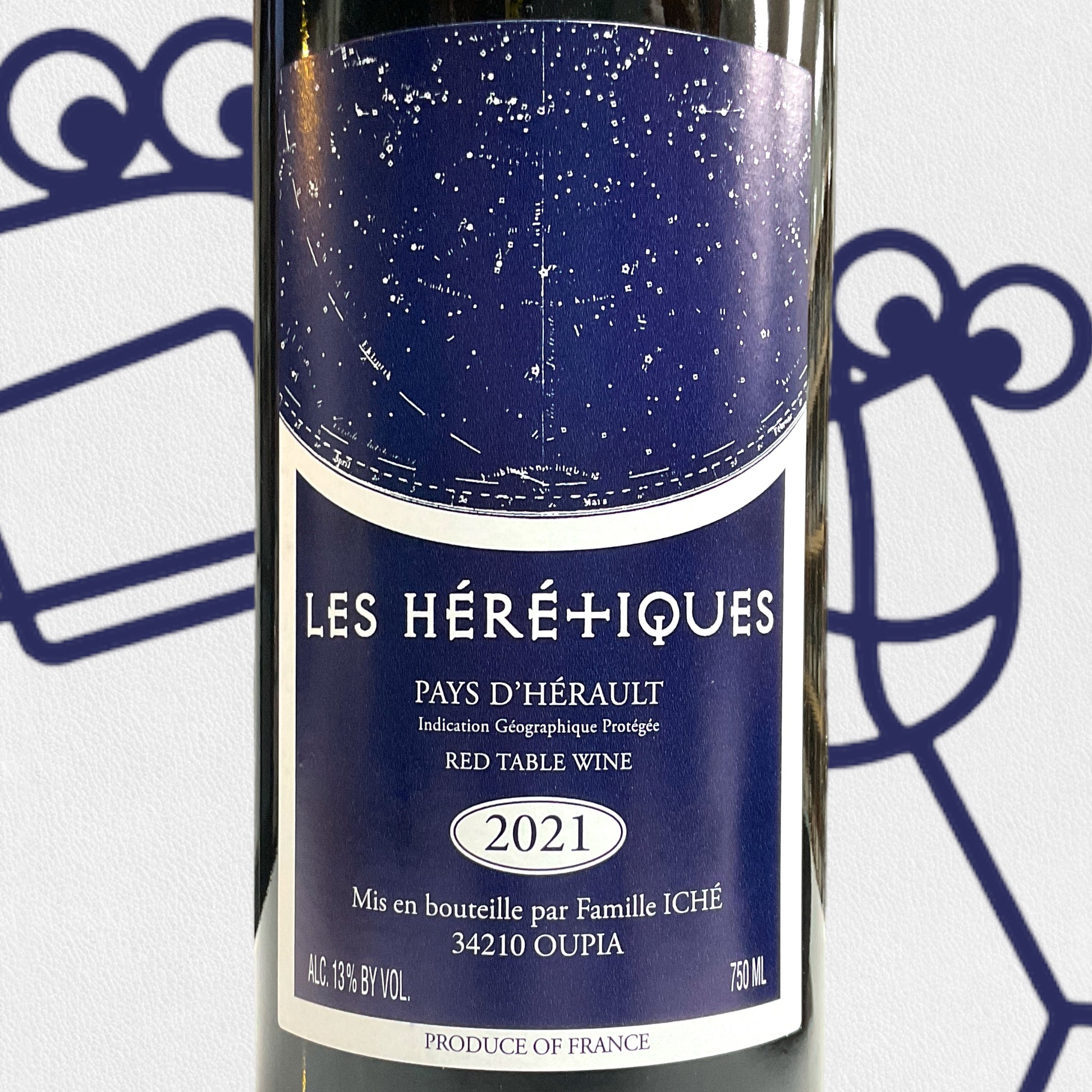Chateau d'Oupia Les Heretiques 2021 Languedoc, France - Williston Park Wines & Spirits