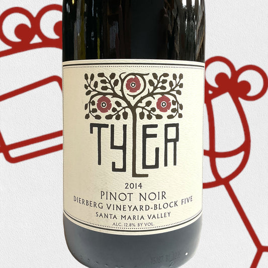 Tyler Dierberg Block Five Pinot Noir 2014 Santa Barbara, California - Williston Park Wines & Spirits