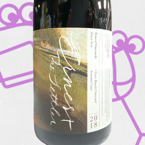 Ernest Vineyards 'The Settler' Cleary Road Vineyard Pinot Noir 2018 Sonoma Coast, California - Williston Park Wines & Spirits
