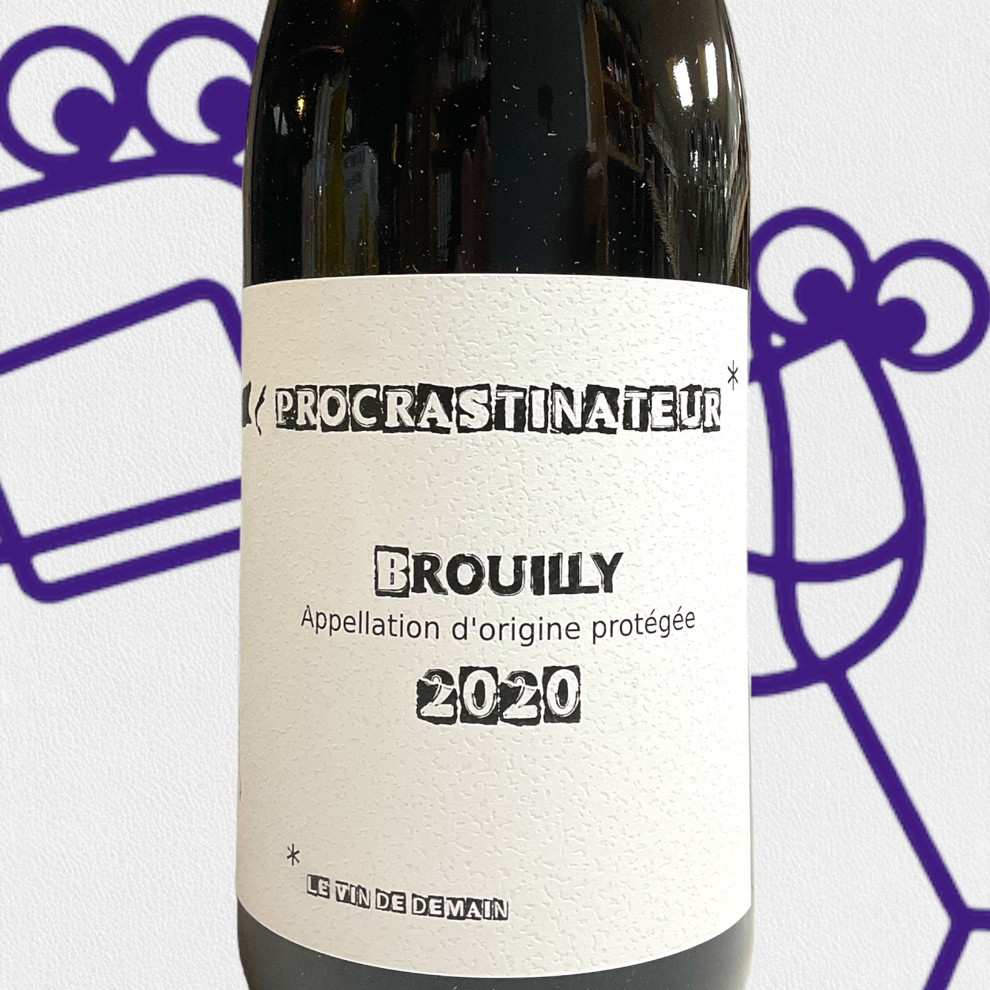 Baptiste Bertrand Brouilly 'Procrastinateur' 2020 Beaujolais, France - Williston Park Wines & Spirits