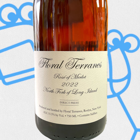 Floral Terranes Rosé 2022 Long Island, New York - Williston Park Wines & Spirits