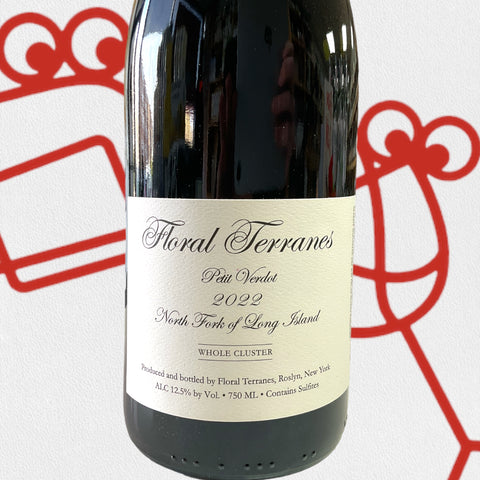 Floral Terranes Petit Verdot 2022 Long Island, New York - Williston Park Wines & Spirits