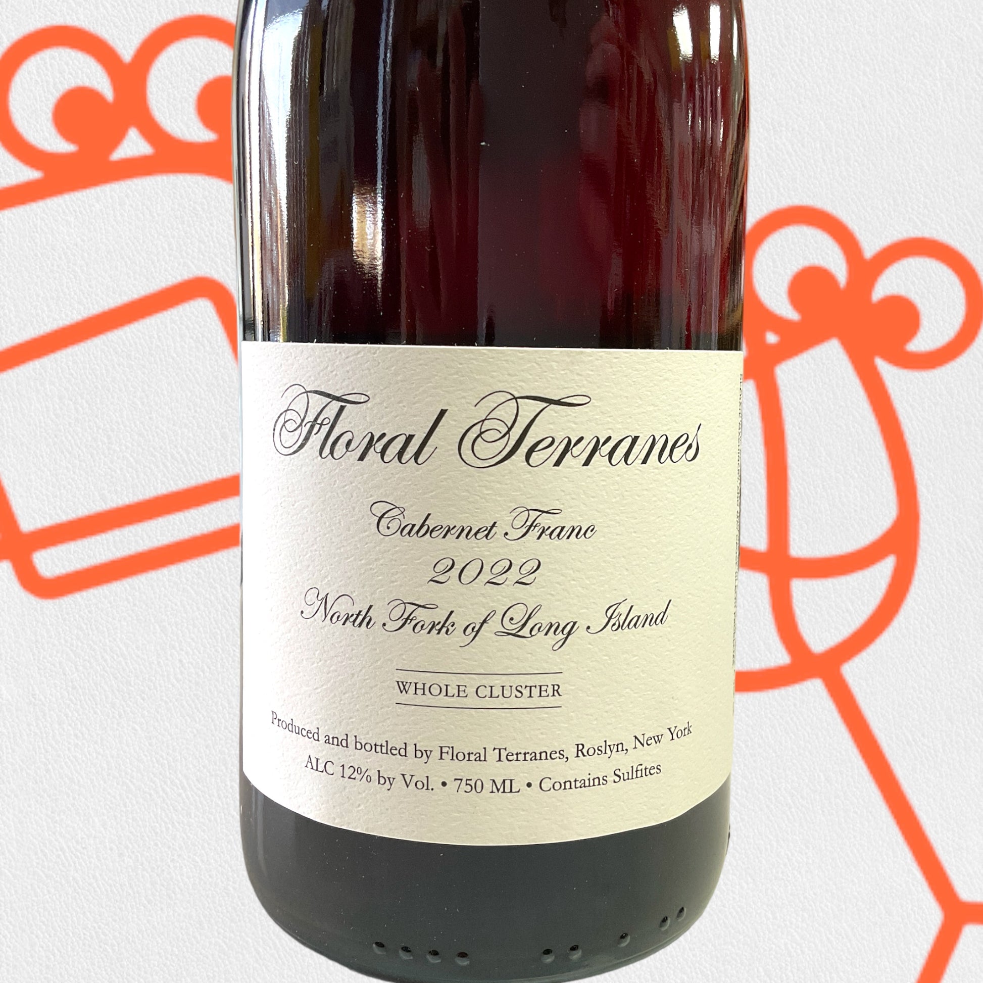 Floral Terranes Cabernet Franc 2022 Long Island, New York - Williston Park Wines & Spirits