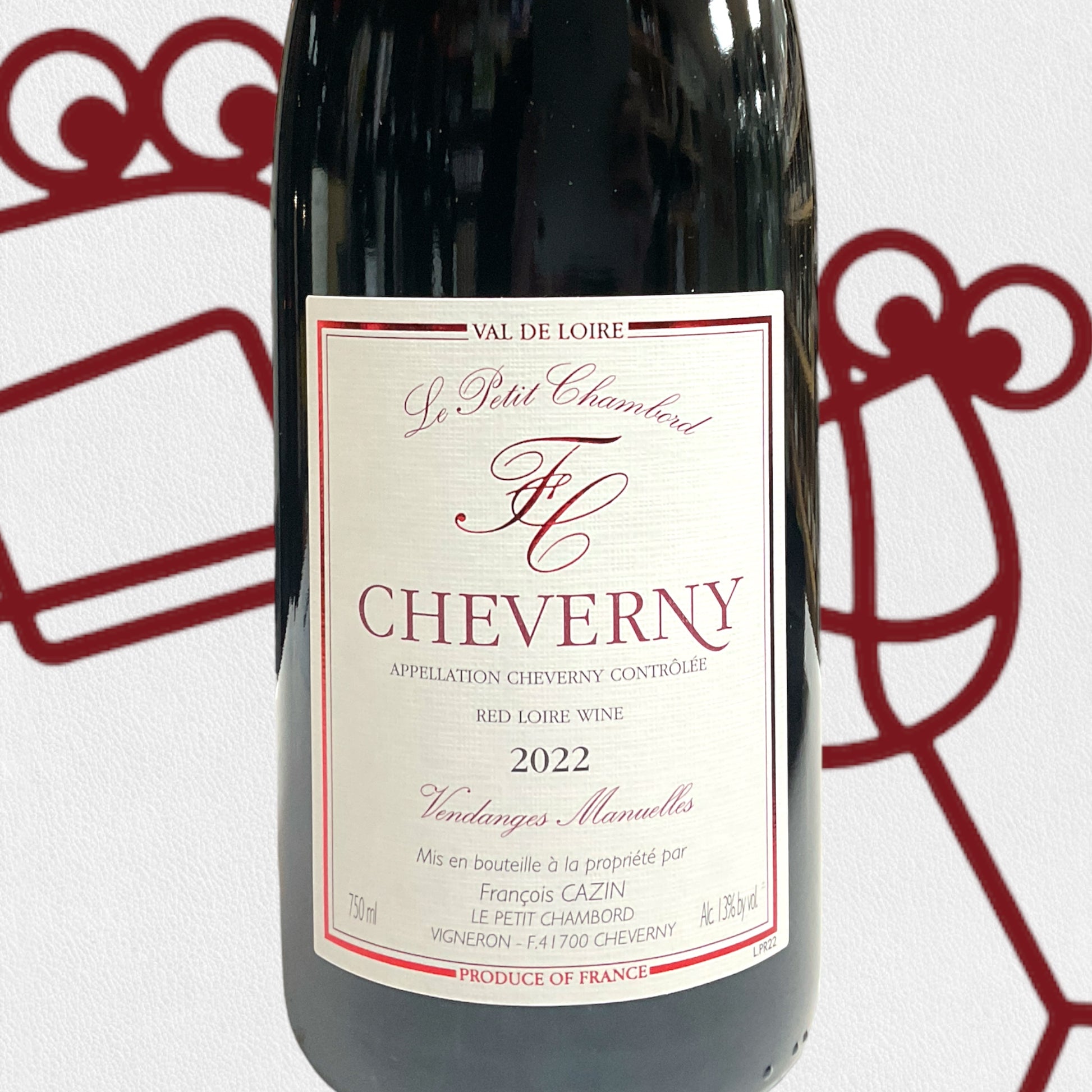 Francois Cazin Cheverny 'Le Petit Chambord Rouge' 2022 Loire Valley, France - Williston Park Wines & Spirits