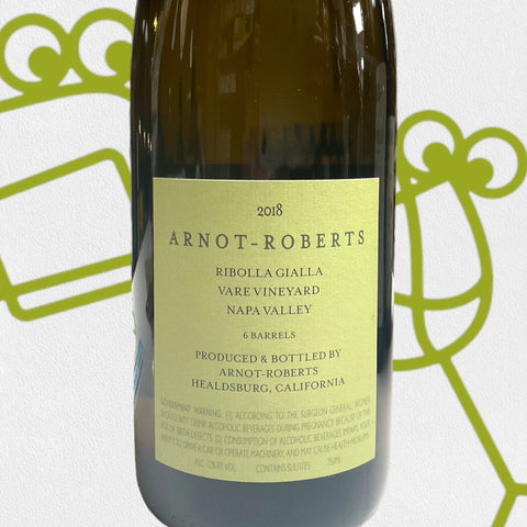 Arnot-Roberts 'Vare Vineyard' Ribolla Gialla 2018 California - Williston Park Wines & Spirits