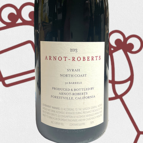 Arnot-Roberts 'North Coast' Syrah 2013 California - Williston Park Wines & Spirits