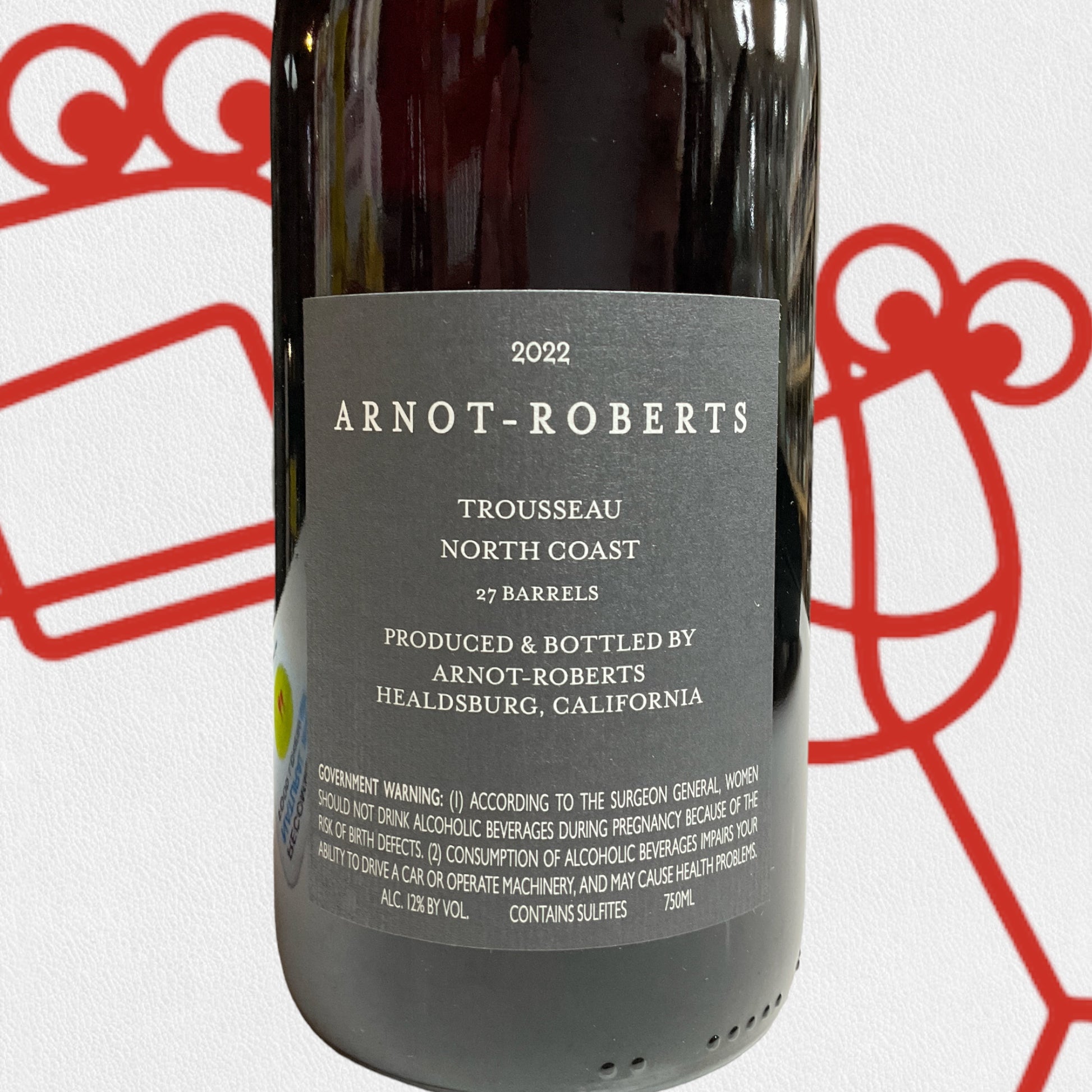 Arnot-Roberts 'North Coast' Trousseau 2022 California - Williston Park Wines & Spirits