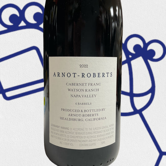 Arnot-Roberts 'Watson Ranch' Cabernet Franc 2022 California - Williston Park Wines & Spirits