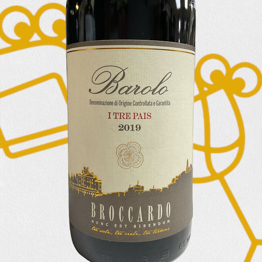 Broccardo 'I Tre Pais' Barolo 2019 Piedmont, Italy - Williston Park Wines & Spirits