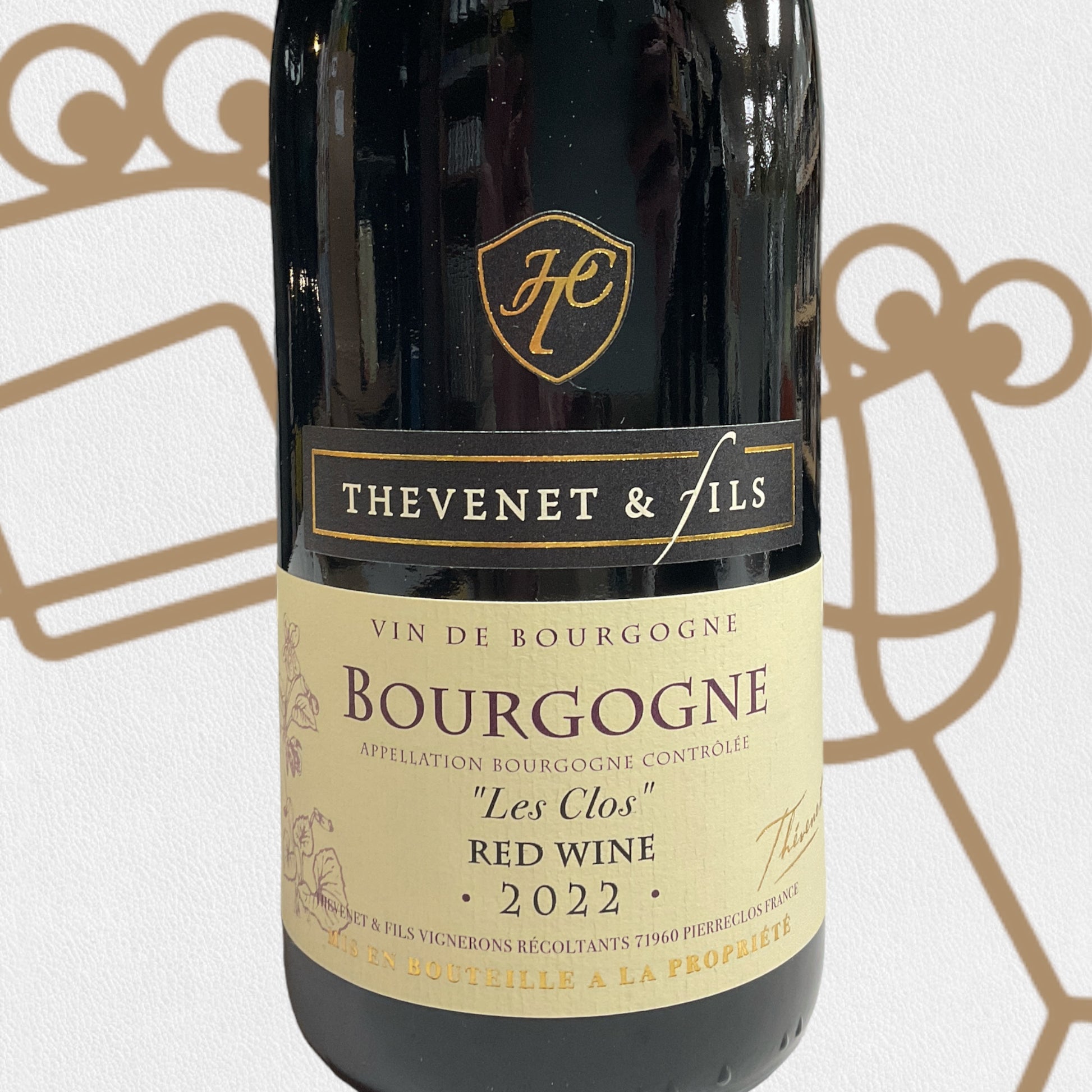 Thevenet & Fils Bourgogne Rouge 'Les Clos' 2022 Burgundy, France - Williston Park Wines & Spirits