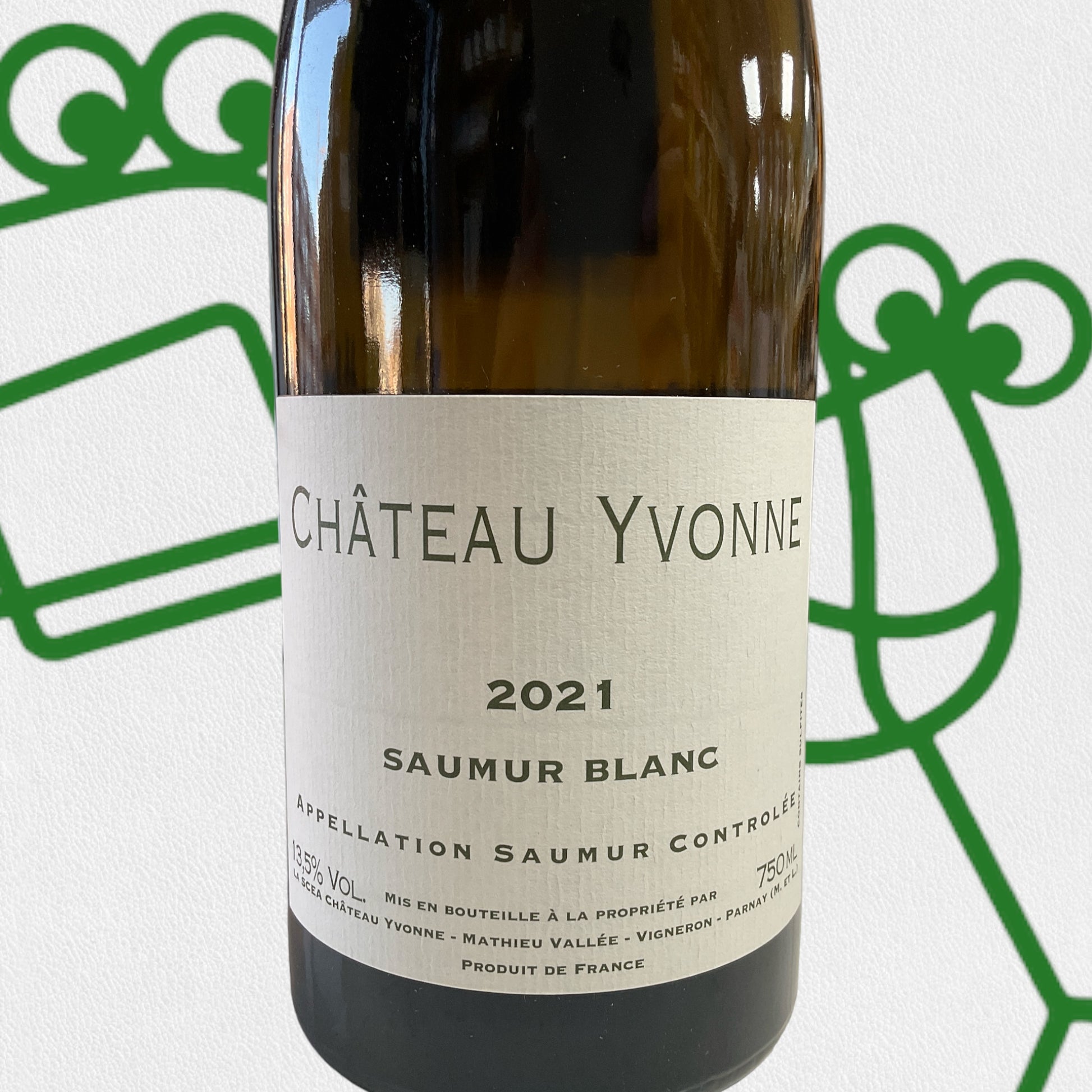 Chateau Yvonne Saumur Blanc 2021 Loire Valley, France - Williston Park Wines & Spirits