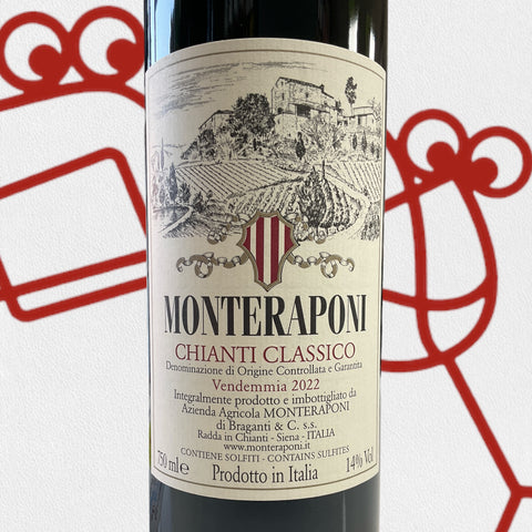Monteraponi Chianti Classico 2022 Tuscany, Italy - Williston Park Wines & Spirits