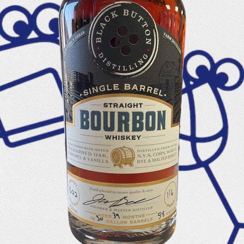 Black Button Single Barrel Cask Strength Bourbon 750ml - Williston Park Wines & Spirits