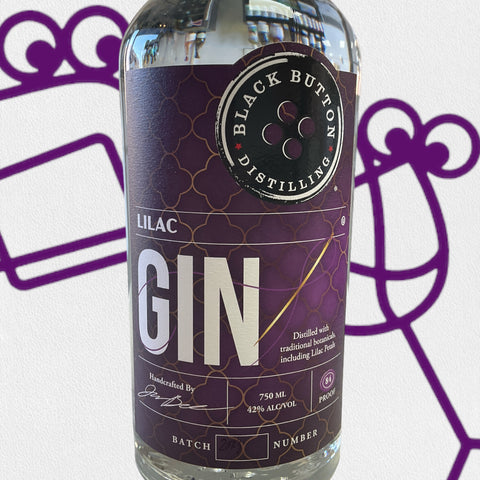 Black Button Lilac Gin 750ml - Williston Park Wines & Spirits