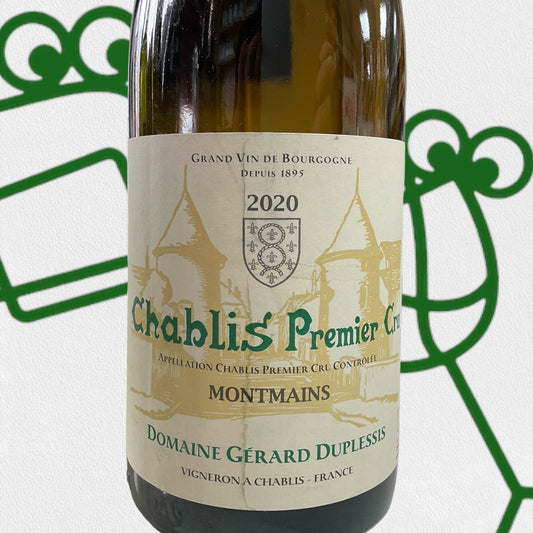 Domaine Gerard Duplessis 'Premier Cru Montmains' Chablis 2020 Burgundy, France - Williston Park Wines & Spirits