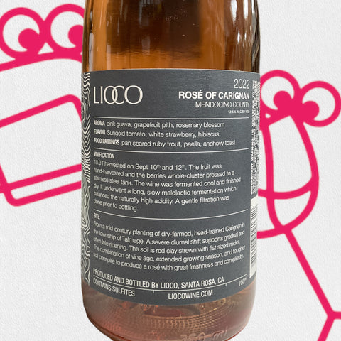 Lioco 'Rosé of Carignan' 2022 California - Williston Park Wines & Spirits