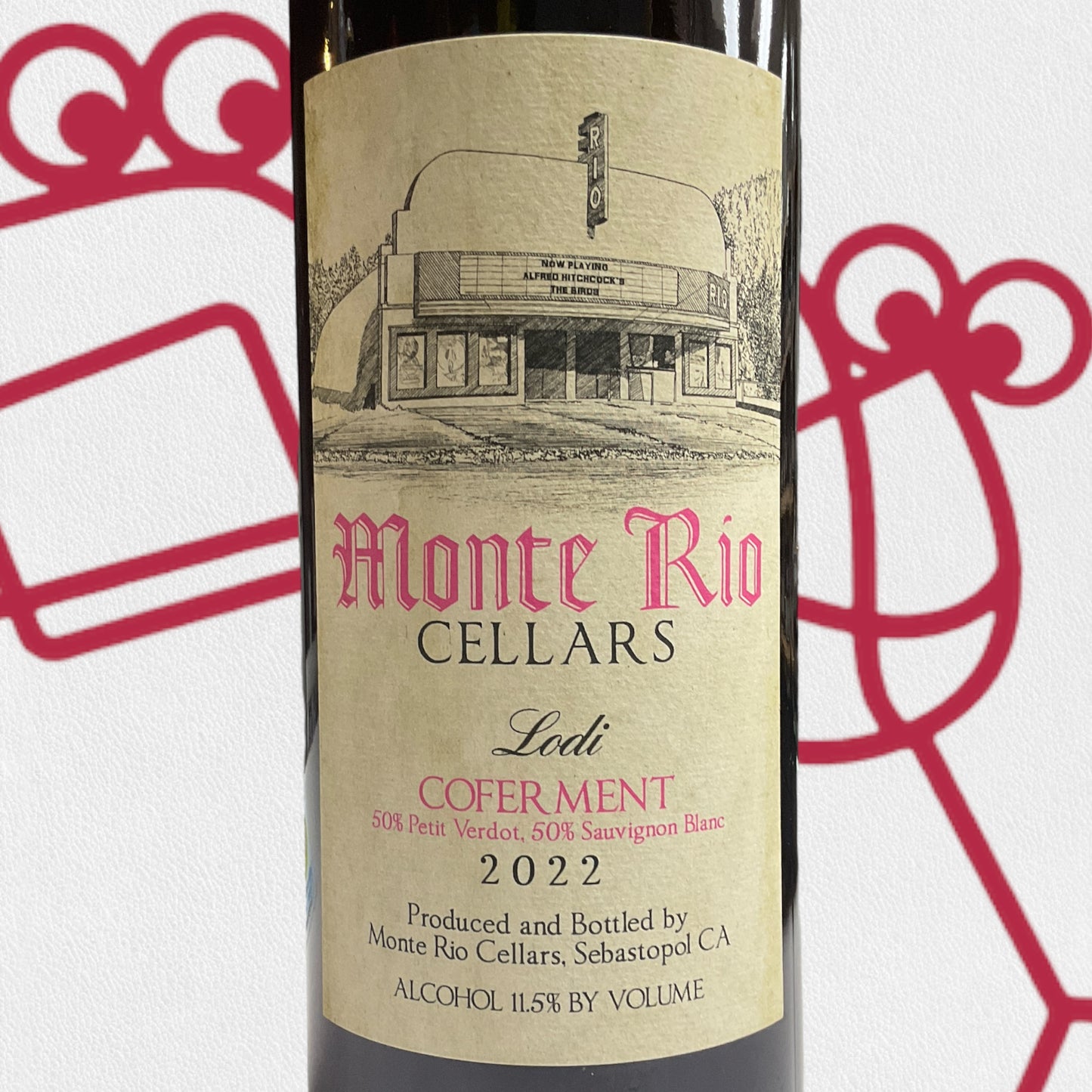 Monte Rio Cellars 'Coferment' Petit Verdot & Sauvignon Blanc 2022 Lodi, California - Williston Park Wines & Spirits