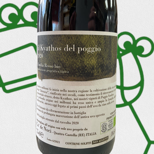 Ca de Noci 'Il Kyathos del Poggio' 2020 Emilia-Romagna, Italy - Williston Park Wines & Spirits
