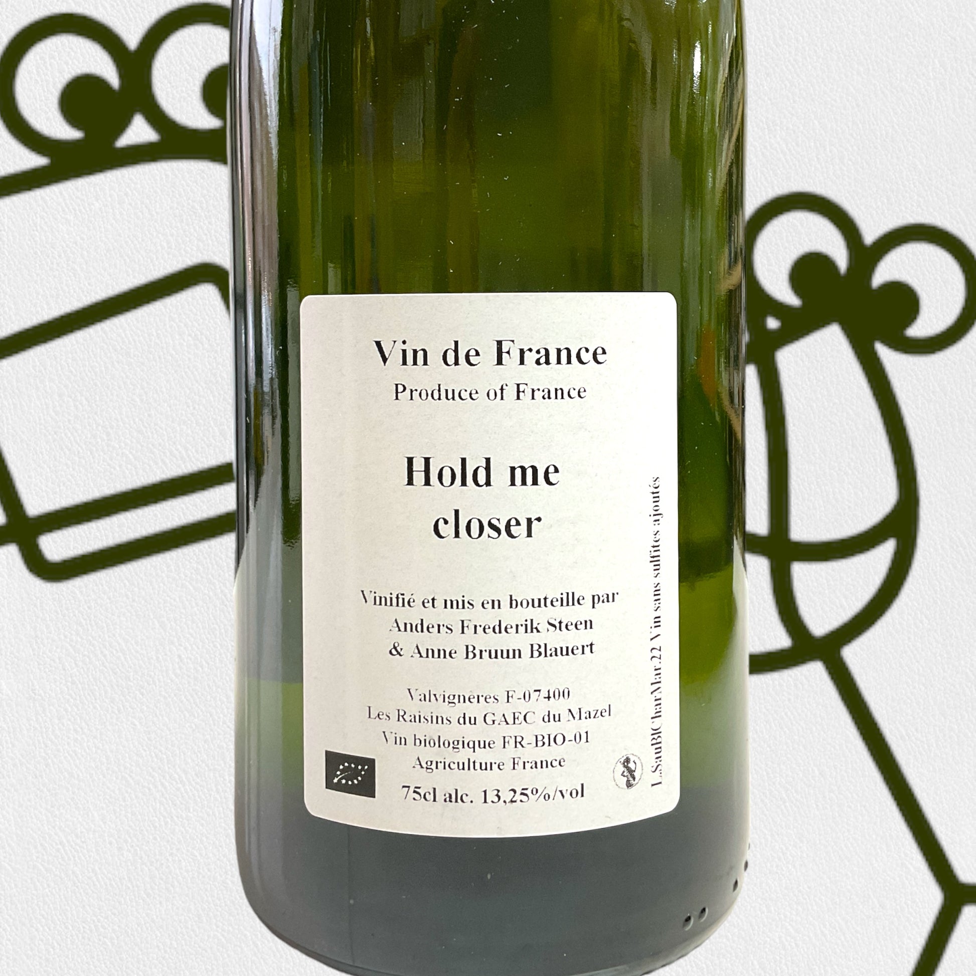 Anders Frederik Steen 'Hold me closer' 2022 Ardeche, France - Williston Park Wines & Spirits