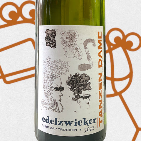 Bloomer Creek Vineyard 'Tanzen Dame Edelzwicker Blue Cap Trocken' 2022 Finger Lakes, NY - Williston Park Wines & Spirits
