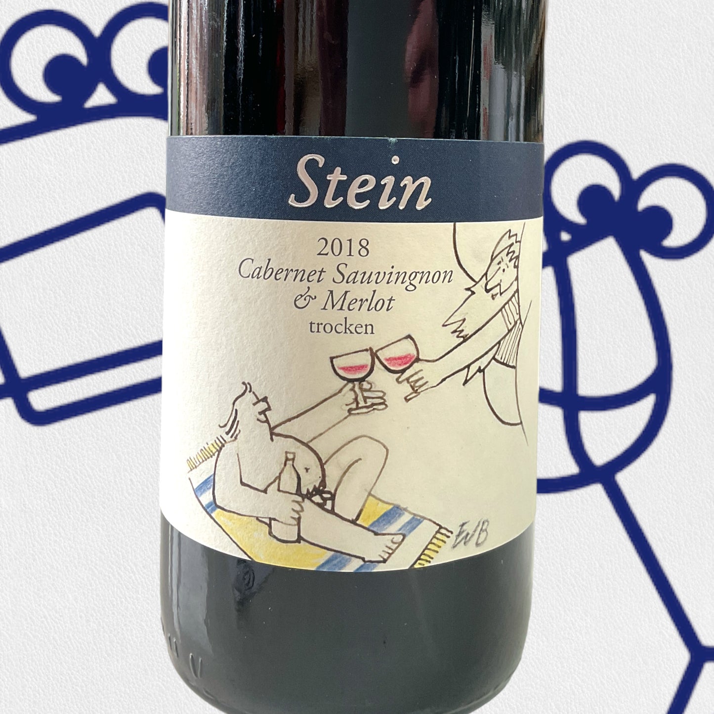 Stein Cabernet Sauvignon - Merlot Trocken 'Homo Erectus' 2018 Mosel, Germany - Williston Park Wines & Spirits