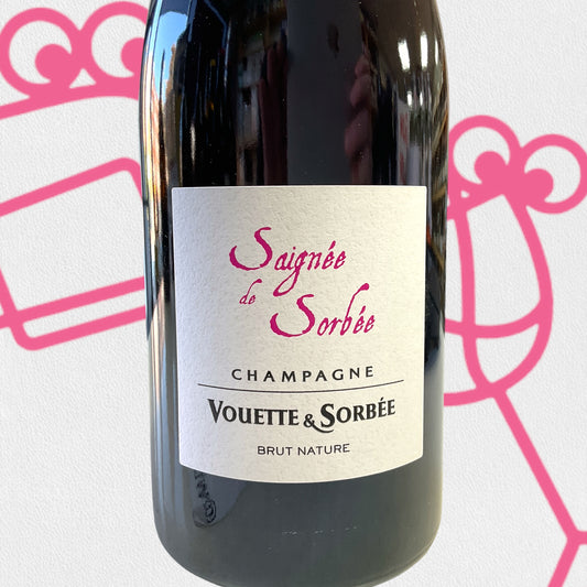 Vouette et Sorbee 'Saignee de Sorbee' Extra-Brut Rose 2020 Champagne, France - Williston Park Wines & Spirits