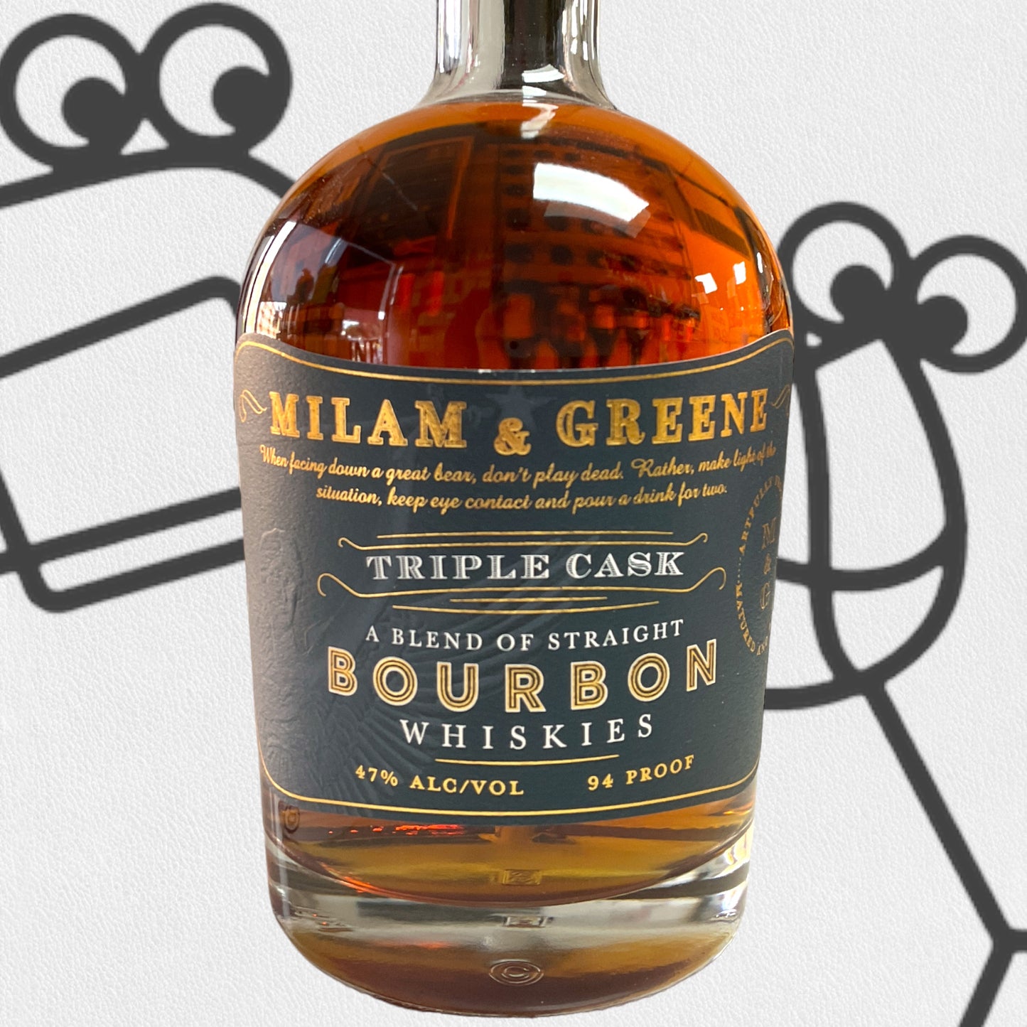 Milam & Greene 'Triple Cask Straight Bourbon Whiskey' 750ml